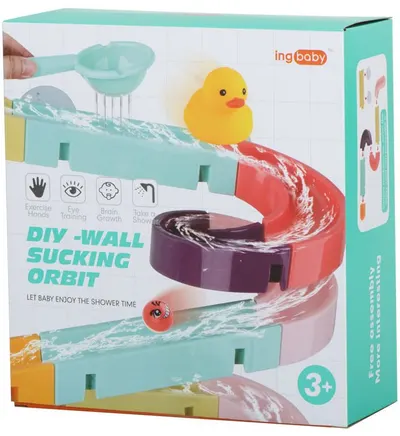 Tobogan de baie Raya Toys – Orbit, modular, cu accesorii
