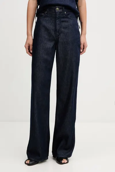 Rag & Bone blugi wide leg pentru femei Logan