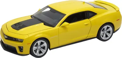Mașină metalică Welly - Camaro ZL1, galben, 1:24