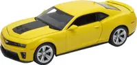Mașină metalică Welly - Camaro ZL1, galben, 1:24