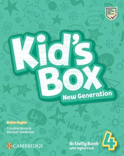 Kid's Box New Generation Level 4 Activity Book with Digital Pack British English - Paperback brosat - Caroline Nixon , Michael Tomlinson