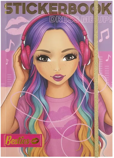 Carte cu stickere Moxy Besties - A4, 10 foi