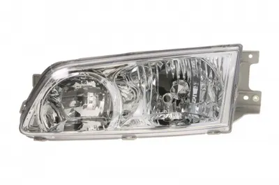 Far stanga (H1 H7, reglaj electric, fundal cromat, fundal transparent) HYUNDAI H-1 STAREX 1997-2007