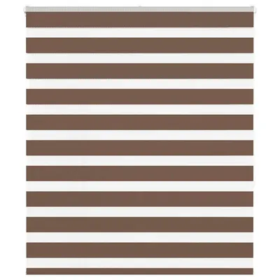 Gossi jaluzea tip zebra maro latime tesatura 120,9 cm poliester