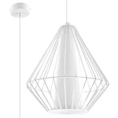 Lampa suspendata DEMI alb