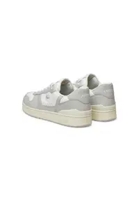 Pantofi sport barbati - 748SMA0042 - Piele naturala - 42 EU - Alb/Gri - Alb/Gri