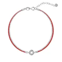 Bratara din aur alb cu diamante de 0.046ct