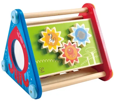 Casuta educativa Hape, din lemn