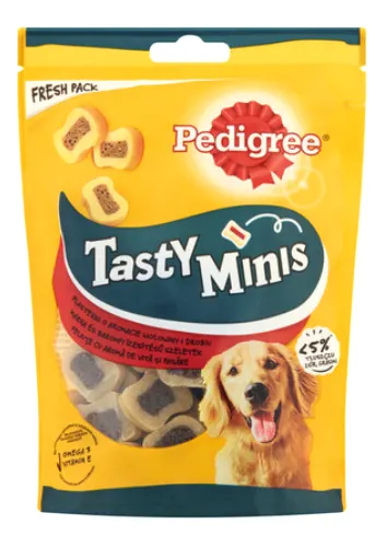 Pedigree Tastybites Feliute Gumate Vita/Pasare 155 g