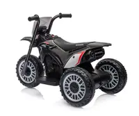 Motocicleta electrica pentru copii Honda CRF 450R grey 30W cu sezut ergonomic, roti robuste si claxon