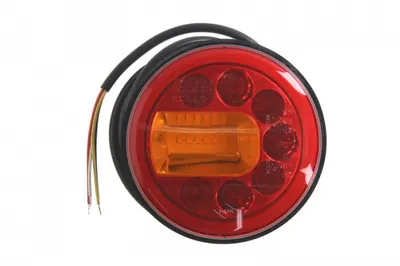 Stop spate stanga LUNA (LED, 12 24V, cu intermitent, cu stop, lumina de parcare, lungime cablu: 1,5m, fi121mm)