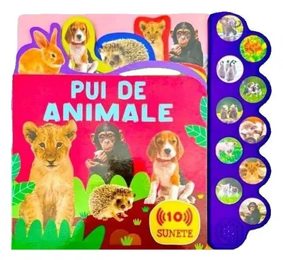 10 sunete - Pui de animale - Hardcover - ***