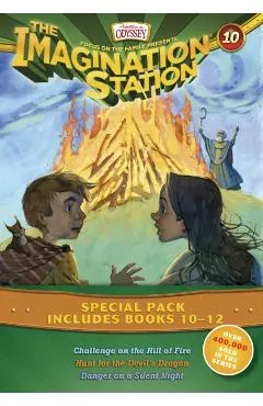 Imagination Station Books 3-Pack: Challenge on the Hill of Fire / Hunt for the Devil's Dragon / Danger on a Silent Night