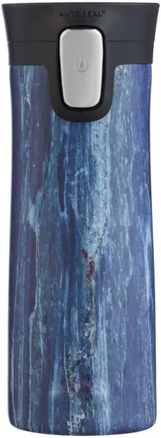 Cană termică Contigo Pinnacle Couture - Blue slate, 420 ml