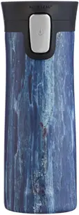 Cană termică Contigo Pinnacle Couture - Blue slate, 420 ml