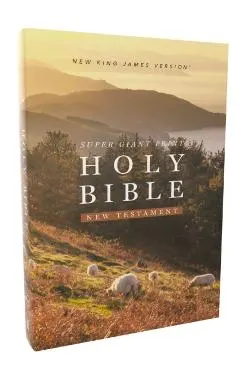 NKJV Super Giant Print New Testament, Softcover, Red Letter, Comfort Print