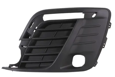 Grila ventilatie bara fata stanga potrivit PEUGEOT TRAVELLER dupa 2016 - (cu orificii lampa ceata, plastic, negru)