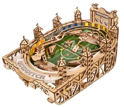 Puzzle 3D din lemn Ugears din 402 piese - Harry Potter: Teren de Quidditch