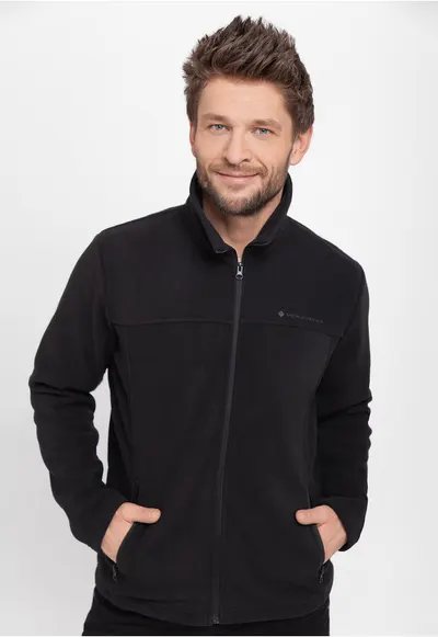 Hanorac fleece cu fermoar - barbati - F-Bannax - negru - Negru