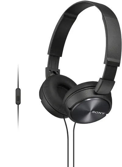 Căști cu microfon Sony - MDR-ZX310AP, negre