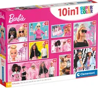 Puzzle pentru copii Clementoni 10 în 1 - Barbie