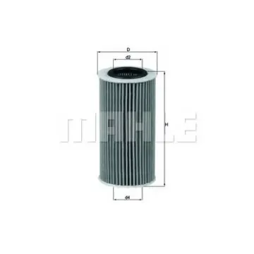 Filtru ulei MAHLE ORIGINAL OX 370D