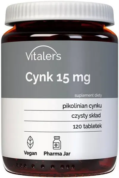 Vitaler's Zinc picolinat, 15 mg, 120 tablete