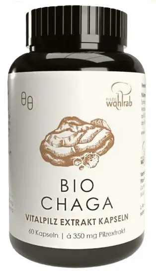Extract de Chaga, 300 mg, 60 capsule, Pilze Wohlrab