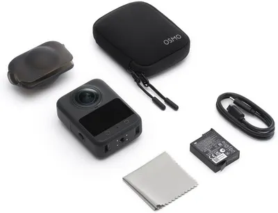 Cameră de acțiune DJI - Osmo 360 Standard Combo, negru