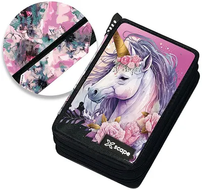 Penar cu rechizite Graffiti Xscape - Unicorn