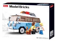 Constructor Sluban Model Cărămizi - Autobuz hippie, 227 piese