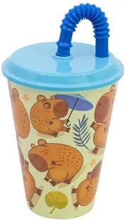 Cană cu pai Stor Capibara - 430 ml