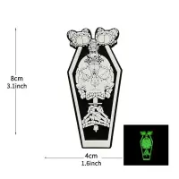 Velcro Patch NVG Skull Fosforescent - Default Title