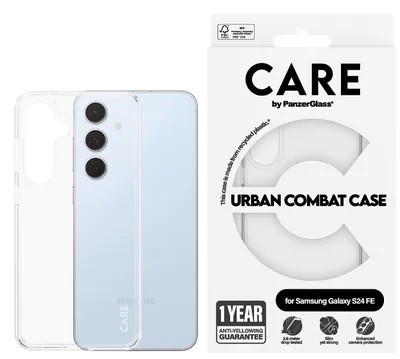 Husa CARE - Urban Combat, Galaxy S24 FE, transparent