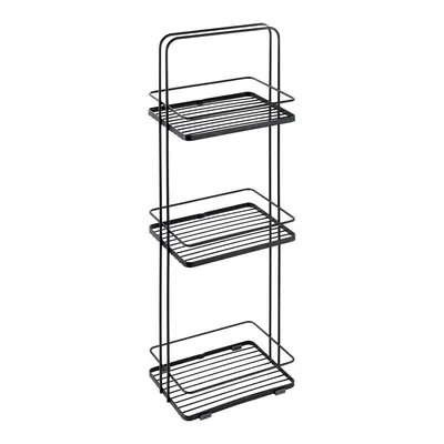 Raft pentru baie negru mat din oțel Lava – Metaltex