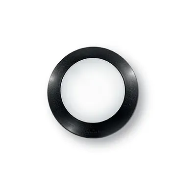 Aplica de exterior Berta mica, 1 LED, dulie GX53, D:200 mm, H:70 mm, Negru