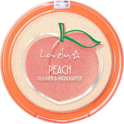 Lovely - Fard de obraz și iluminator pentru față Peach, 7 g