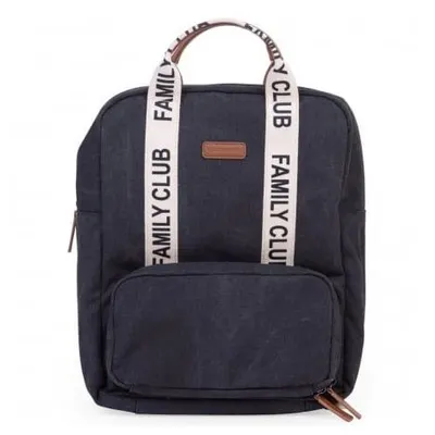 Rucsac de infasat Childhome Family Club Signature Negru