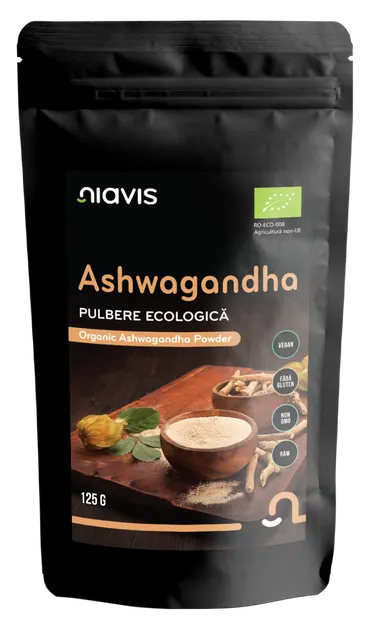 Ashwagandha Pulbere ecologica, 125g, Niavis
