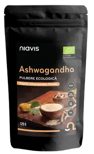 Ashwagandha Pulbere ecologica, 125g, Niavis