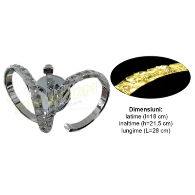 LED – Aplica de perete 1096 – 22w/3200k
