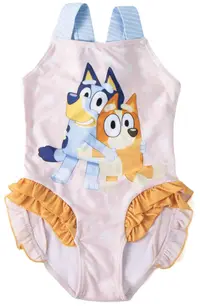 Costum de baie întreg pentru copii Cerda - Bluey, 4 ani, roz