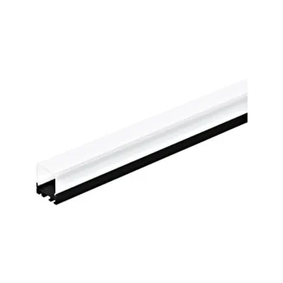 LED-Stripe Profile RE satin Cover black, 2000mm