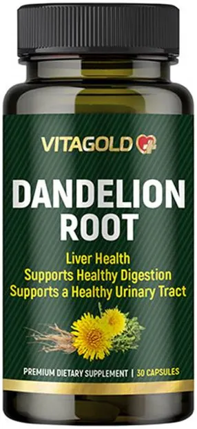 Dandelion Root, 30 capsule, Vitagold