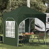 vidaXL Cort de Petrecere Pop-up 192 x 192 x 245 cm Verde