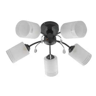 Lustra Jessie Crom+Alb 5xE27 60W