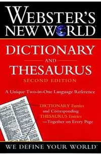 Webster's New World Dictionary and Thesaurus, 2nd Edition (Paper Edition) - The Editors Of The Webster's New World D