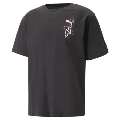 Neymar Jr Creativity T-Shirt Herren PUMA Black Fluo Yellow