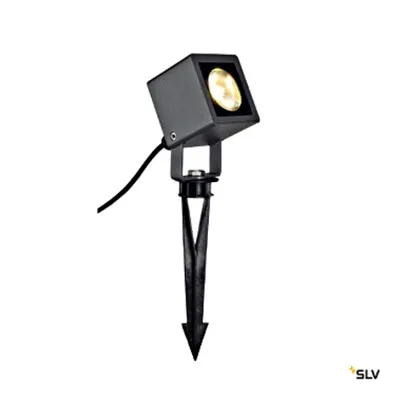 NAUTILUS patrat LED proiector, 6W, 3000K, anthracit