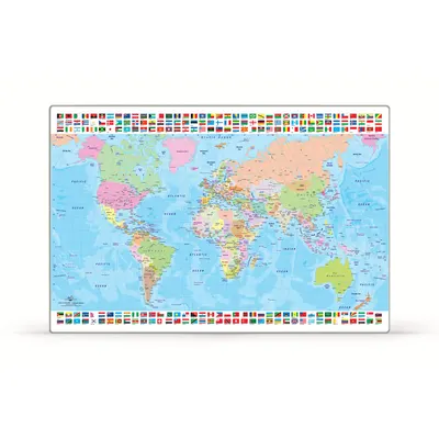 Mapa de birou 60x40cm, Lumea, Koh-I-Noor